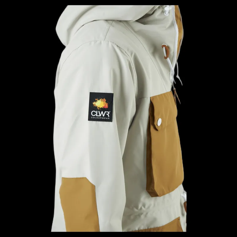ColourWear Essential Anorak M Light Beige Vit Clearance