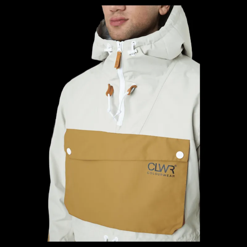 ColourWear Essential Anorak M Light Beige Vit Clearance