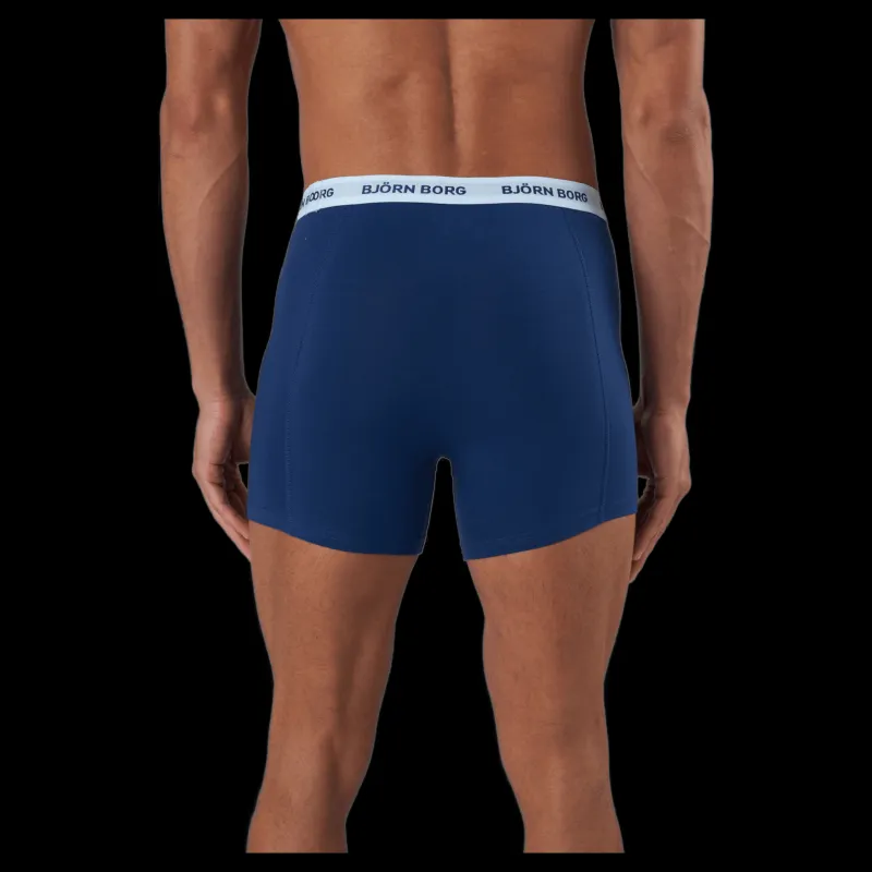 Clearance Björn Borg Essential Boxer 5p Multipack 3 Blå, Vit och Svart