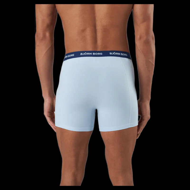 Clearance Björn Borg Essential Boxer 5p Multipack 3 Blå, Vit och Svart