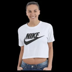 Outlet Nike Essential Crop Top White Vit