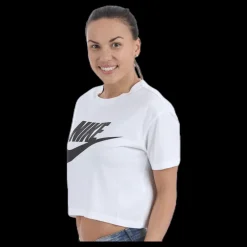 Outlet Nike Essential Crop Top White Vit