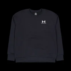 Under Armour Essential Fleece Crew Black Svart Outlet