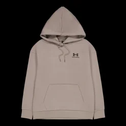 Under Armour Essential Fleece Hoodie Brown Beige Discount