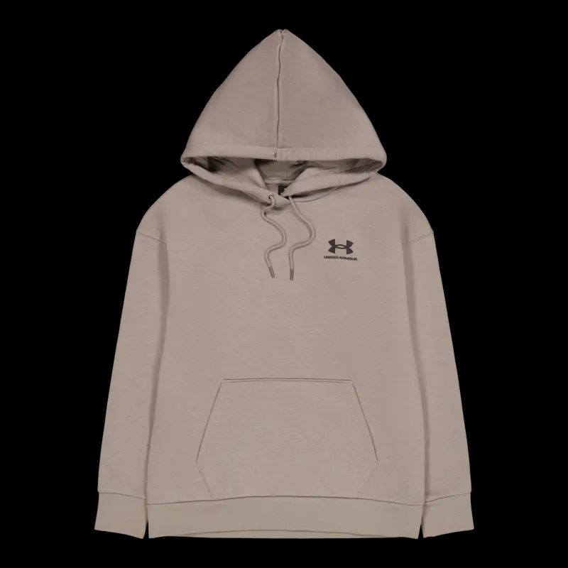 Under Armour Essential Fleece Hoodie Brown Beige Discount