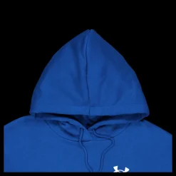 Discount Under Armour Essential Fleece Hoodie Varsity Blue Blå
