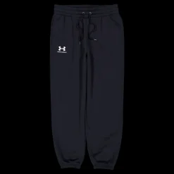 New Under Armour Essential Fleece Joggers Black Svart