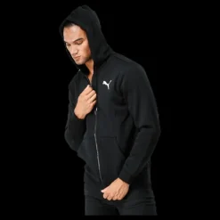Outlet Puma Essential FZ Hoody Black Svart