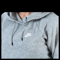 Nike Essential Hoodie White/Grey Grå Best