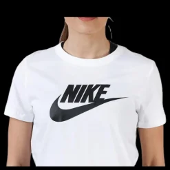 New Nike Essential Icon Futura Tee White/Black Vit