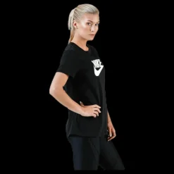 Nike Essential Icon Futura Tee White/Black Svart