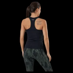 Hot Casall Essential Rib Racerback Black Svart