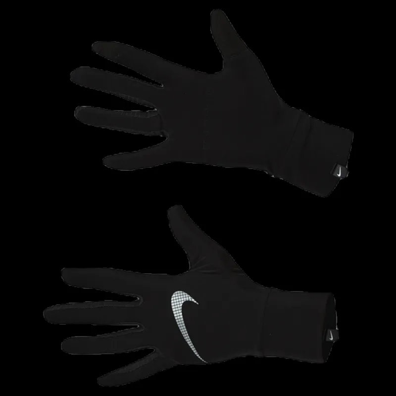 Sale Nike EQ Essential Running Hat And Glove Set W Black Svart