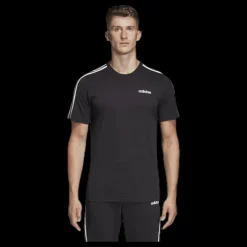 adidas Essential 3S Tee White/Black Svart Online