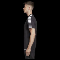 adidas Essential 3S Tee White/Black Svart Online