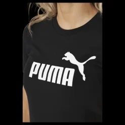 Puma Essential Slim Tee Dress Black Svart Online