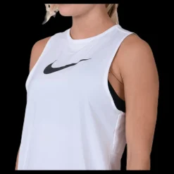 Nike Essential Swoosh Tank White/Black Vit Sale