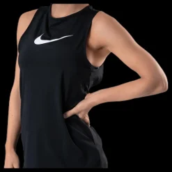 Online Nike Essential Swoosh Tank White/Black Svart