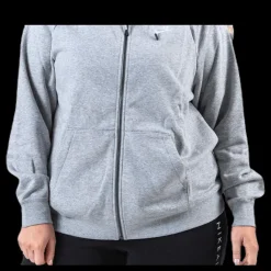 Nike Essential Zip Hoodie Plus Grey Grå New