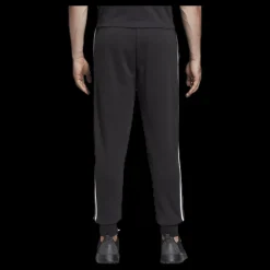 adidas Essentials 3 Stripes Tapered Pant Ft Cuffed Black / White Svart Discount