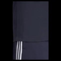 Outlet adidas Essentials 3 Stripes T-Shirt Legend Ink / White Blå och Vit