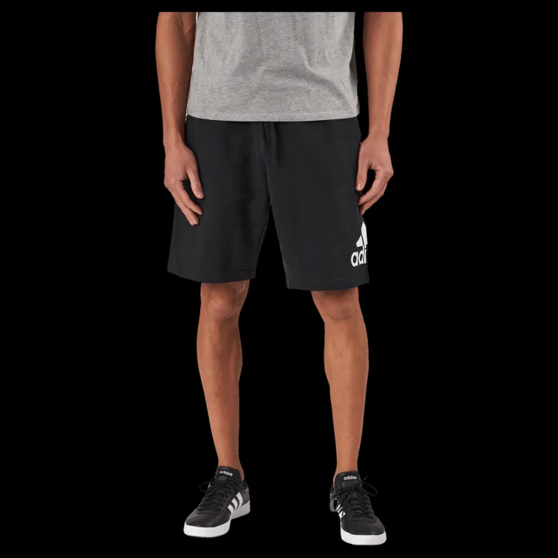 adidas Essentials Big Logo French Terry Shorts Black Svart Best