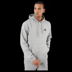 adidas Essentials Fleece Hoodie Medium Grey Heather Grå Clearance