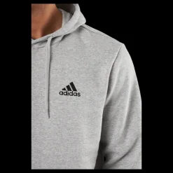 adidas Essentials Fleece Hoodie Medium Grey Heather Grå Clearance