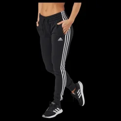 adidas Essentials Fleece 3-Stripes Joggers Black Svart Best