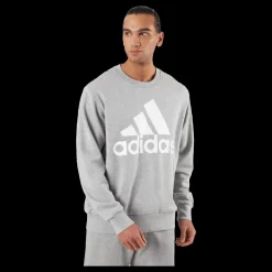 adidas Essentials French Terry Big Logo Sweatshirt Medium Grey Heather Grå