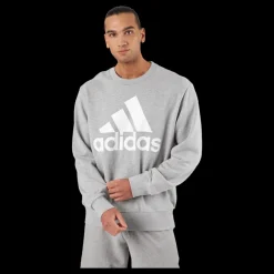 adidas Essentials French Terry Big Logo Sweatshirt Medium Grey Heather Grå
