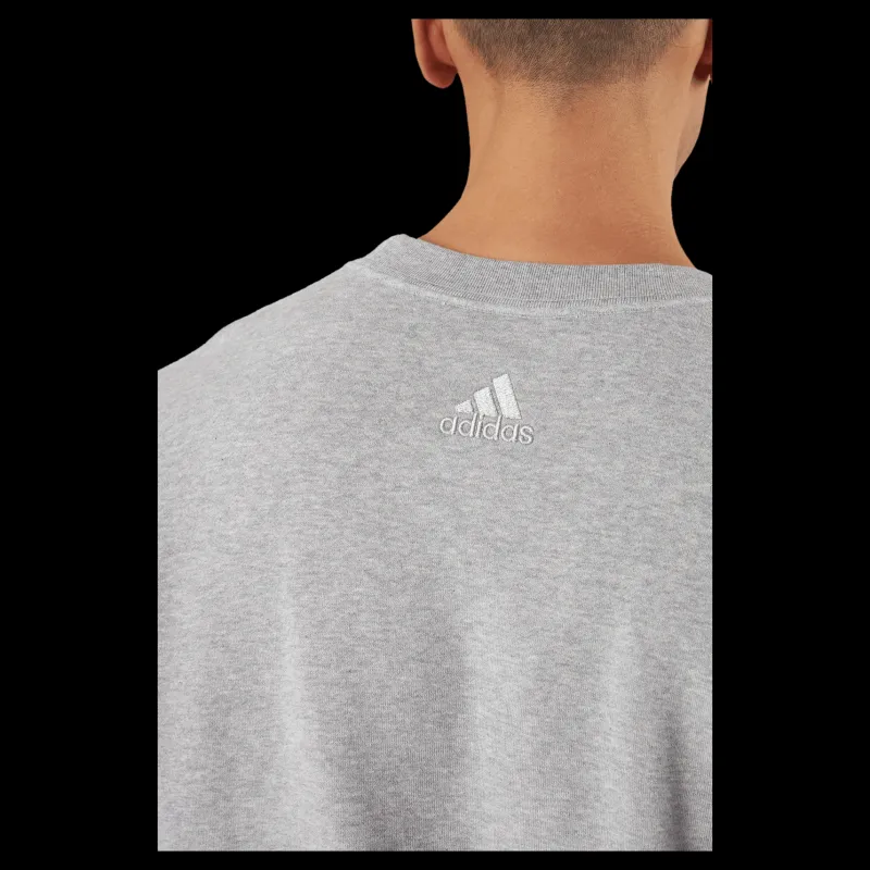 adidas Essentials French Terry Big Logo Sweatshirt Medium Grey Heather Grå