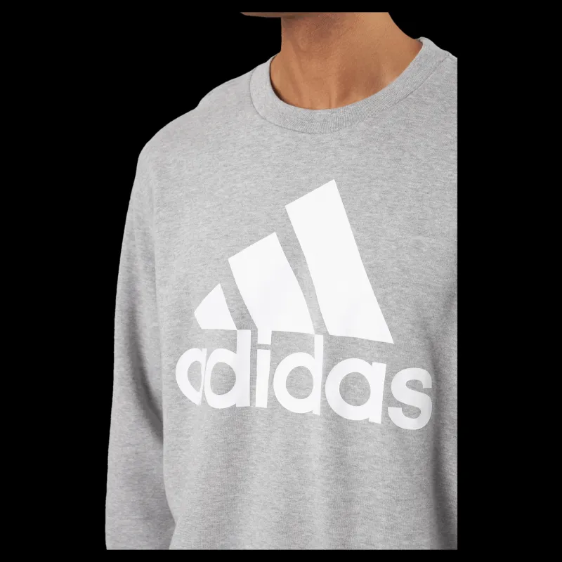 adidas Essentials French Terry Big Logo Sweatshirt Medium Grey Heather Grå