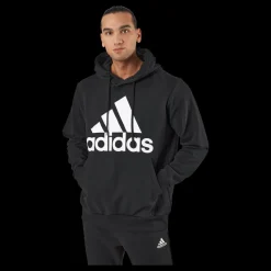 adidas Essentials French Terry Big Logo Hoodie Black Svart Best