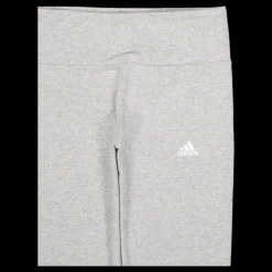 Hot adidas ESSENTIALS HIGH-WAISTED LOGO LEGGINGS Medium Grey Heather / White Grå