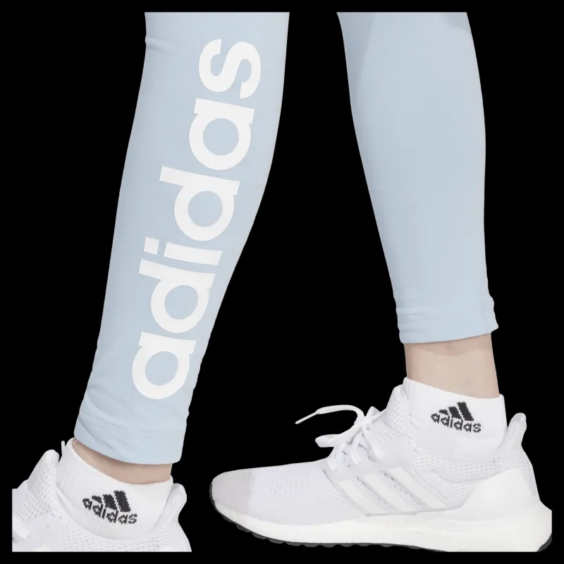 adidas ESSENTIALS HIGH-WAISTED LOGO LEGGINGS Blue Vit Best