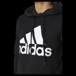 Sale adidas Essentials Hoodie Black / White Svart