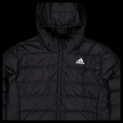 Sale adidas Essentials Light Down Hooded Jacket Black Svart