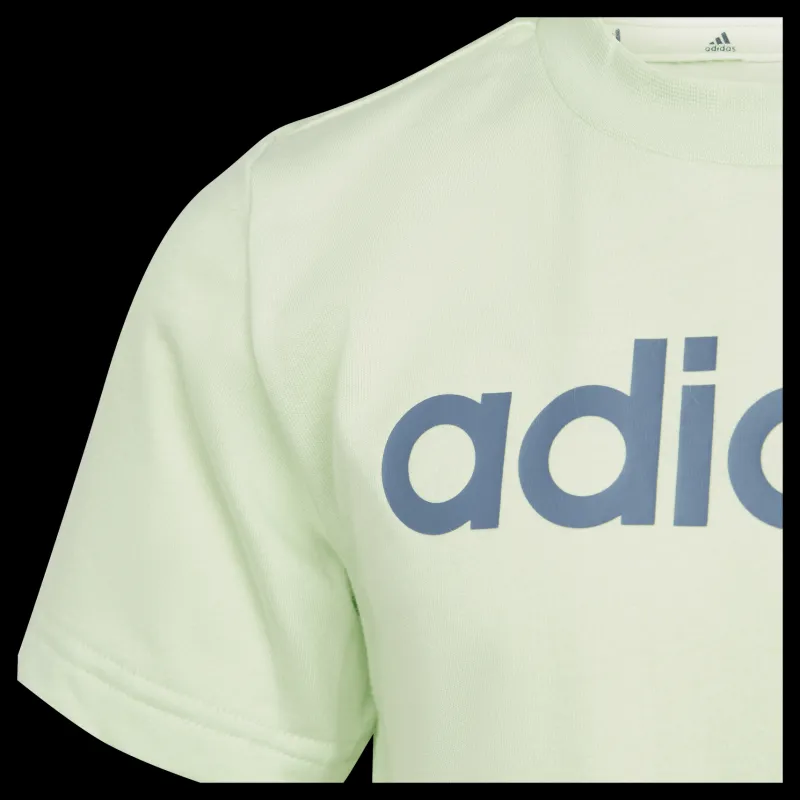 adidas Essentials Lineage T-Shirt Green Grön New