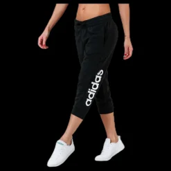 Online adidas Essentials Linear 3/4 Pant Black / White Svart