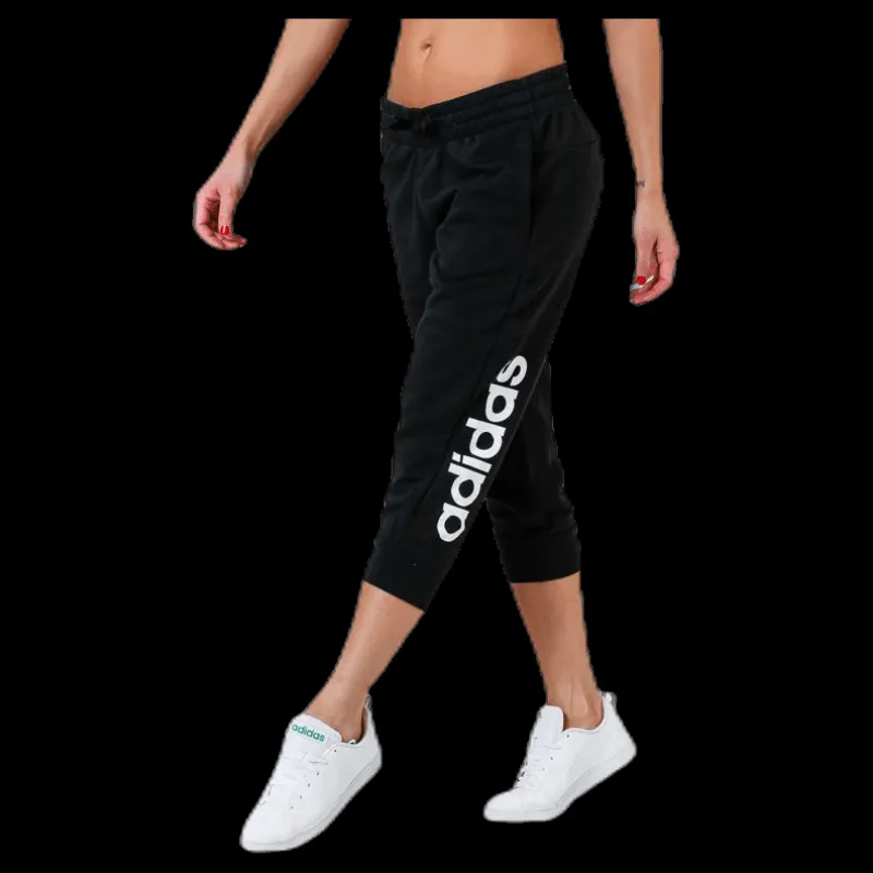 Online adidas Essentials Linear 3/4 Pant Black / White Svart