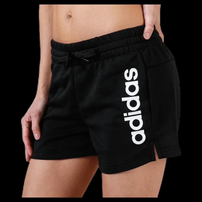 adidas Essentials Linear Short Black / White Svart Hot