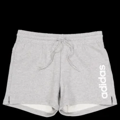 Outlet adidas Essentials Linear French Terry Shorts Medium Grey Heather / White Grå