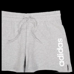 Outlet adidas Essentials Linear French Terry Shorts Medium Grey Heather / White Grå