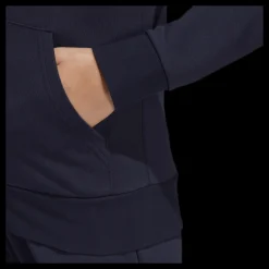 Clearance adidas Essentials Linear Full Zip Hoodie Legend Ink / White Blå
