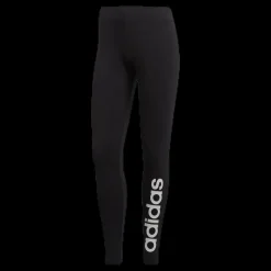 adidas Essentials Linear Tight Black / White Svart Clearance
