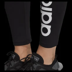 adidas Essentials Linear Tight Black / White Svart Clearance