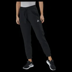 adidas Essentials Regular Tapered Cuffed 7/8 Pant Black / White Svart Outlet