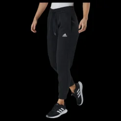 adidas Essentials Regular Tapered Cuffed 7/8 Pant Black / White Svart Outlet
