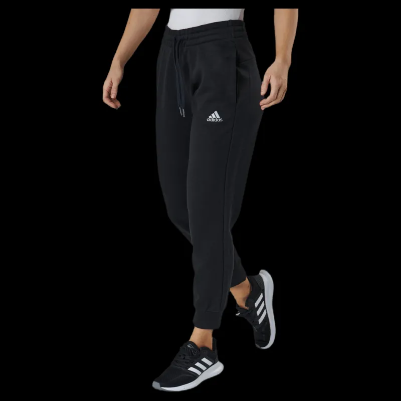 adidas Essentials Regular Tapered Cuffed 7/8 Pant Black / White Svart Outlet